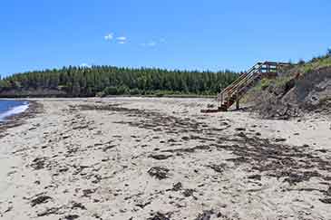 Pferdepension mit Reithalle auf Cape Breton Island, Nova Scotia, Kanada